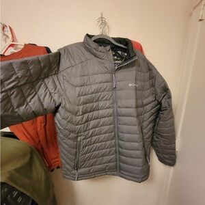 Columbia Men's Charcoal Puffer Jacket
